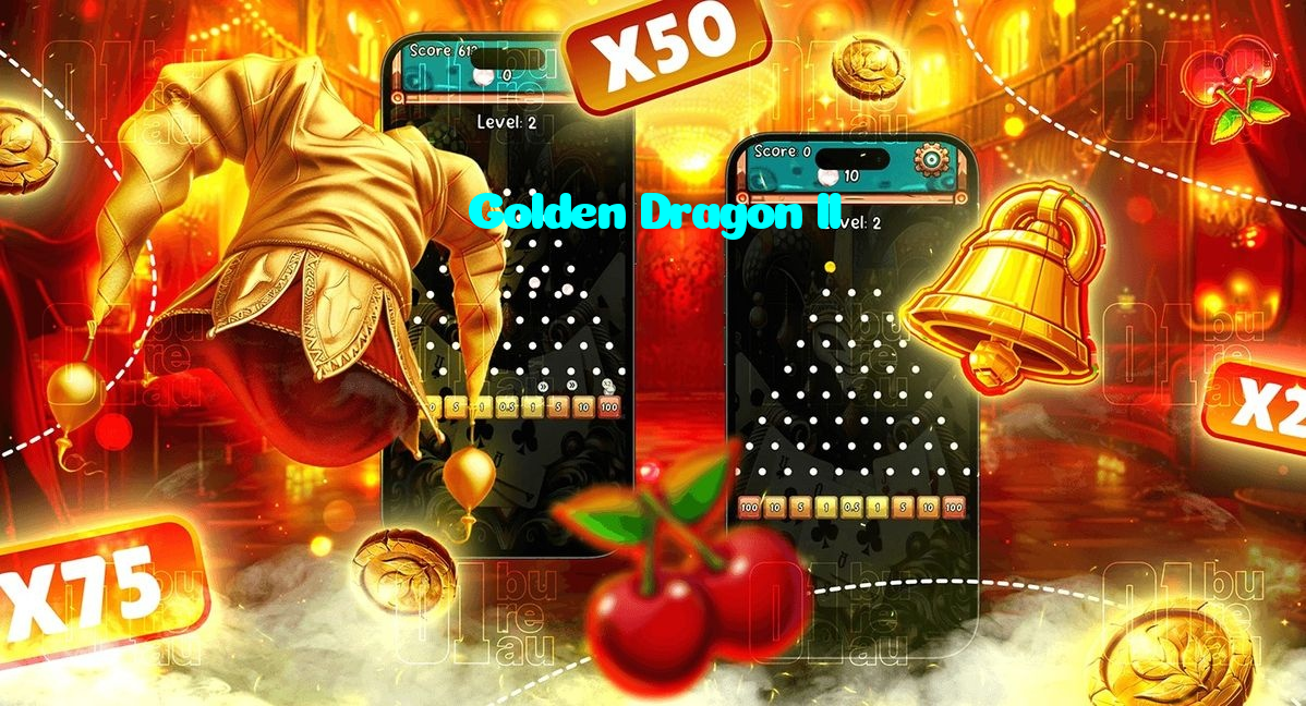 Golden Dragon II casino presented on mobile device in Pakistan with slots and live games