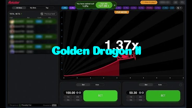 Golden Dragon II casino presented on mobile device in Pakistan with slots and live games